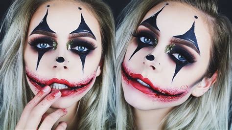 scary makeup clown|scary clown makeup tutorial easy.